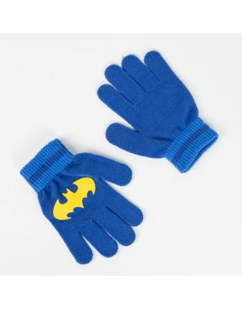 Gorro y Guantes Batman Azul