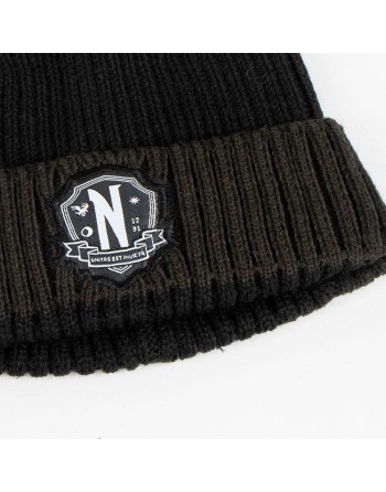 Gorro y Bufanda Wednesday Negro