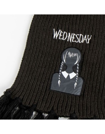 Mütze und Schal Wednesday Schwarz