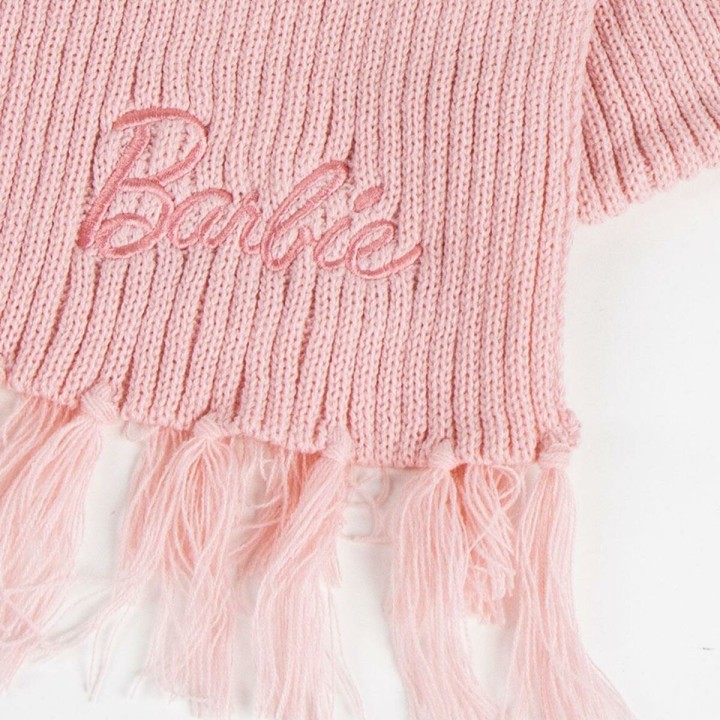 Hat og Halstørklæde Barbie Pink
