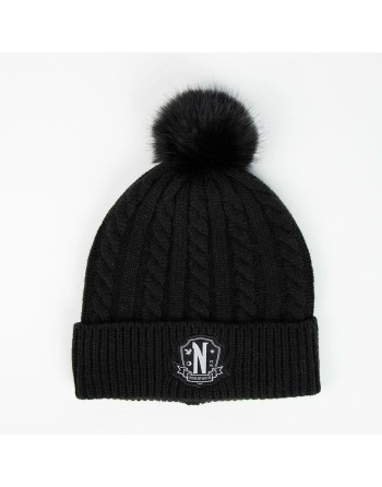 Gorro y Guantes Wednesday Negro