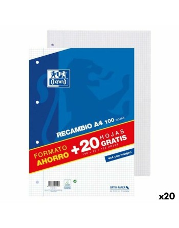 Bloc de Notas Oxford 90 g/m² (20 Unidades)