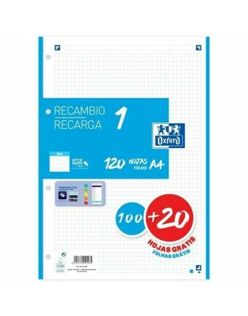Notepad Oxford hole x 4 90 g/m² (13 Units)