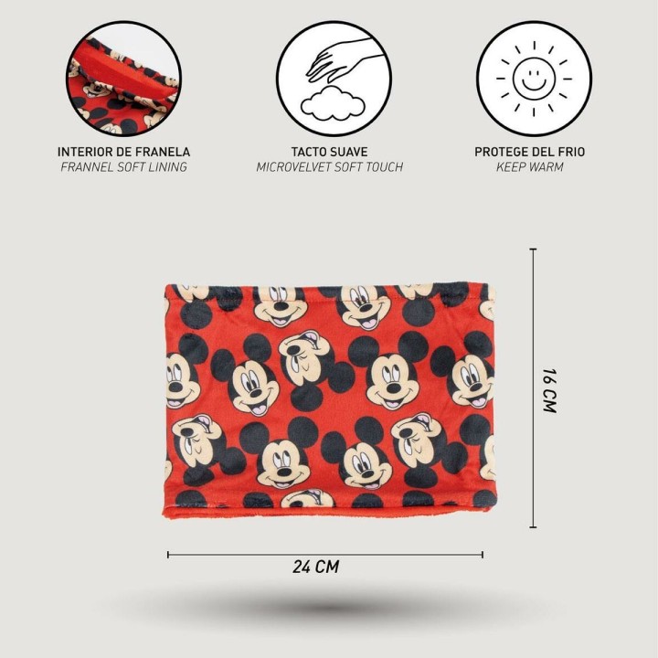 Braga de Cuello Mickey Mouse Rojo