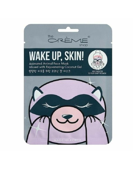 Ansigtsmaske The Crème Shop Wake Up, Skin! Raccoon (25 g)
