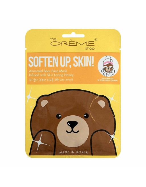 Ansigtsmaske The Crème Shop Soften Up, Skin! Bear (25 g)