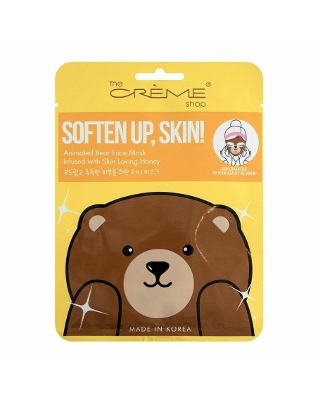 Ansigtsmaske The Crème Shop Soften Up, Skin! Bear (25 g)
