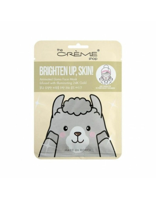 Facial Mask The Crème Shop Brighten Up, Skin! Llama (25 g)