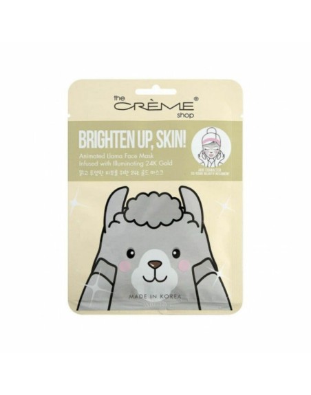 Ansigtsmaske The Crème Shop Brighten Up, Skin! Llama (25 g)