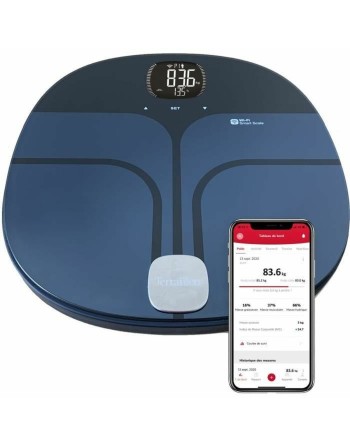 Digitale Personenwaage Terraillon Master Coach Blau Schwarz Schwarz/Blau Kunststoff 180 kg 2 Kg