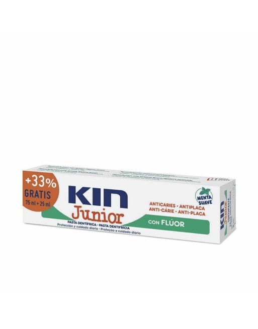 Tandpasta Kin Kin Junior Mint Anti-caries 25 ml (100 ml)