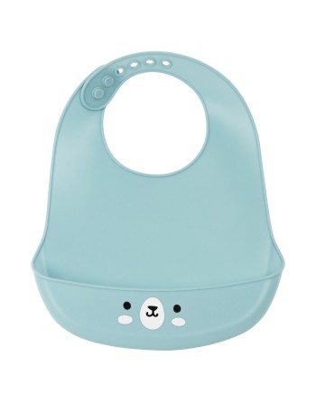 Bib Safta Silicone Blue (21 x 2 x 26 cm)