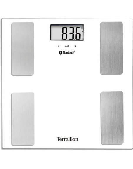 Digital badevægt Terraillon 15114 Hvid 160 kg