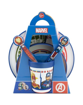 Kindergeschirr-Set The Avengers CZ11304 Kunststoff (5 Stücke)