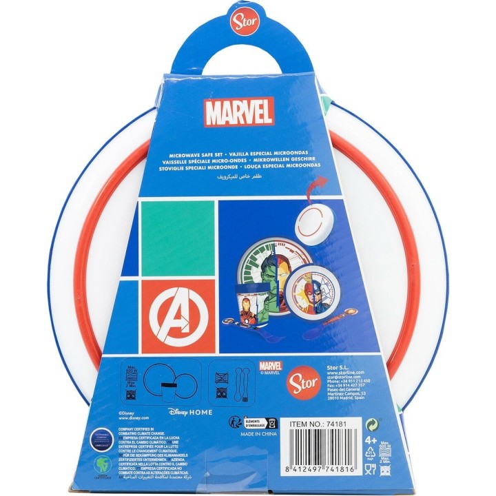 Set di Accessori per Bambini The Avengers CZ11304 Plastica (5 Pezzi)