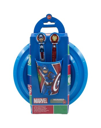 Kindergeschirr-Set The Avengers CZ11309 Kunststoff (5 Stücke)