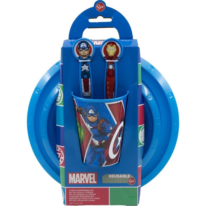 Set di Accessori per Bambini The Avengers CZ11309 Plastica (5 Pezzi)