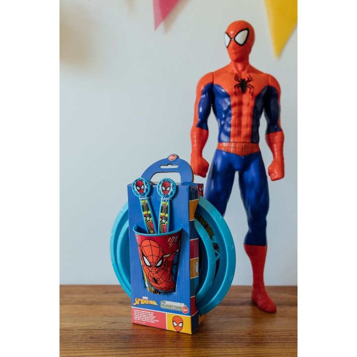 Children’s Dinner Set Spider-Man CZ11313 Plastic (5 Pieces)