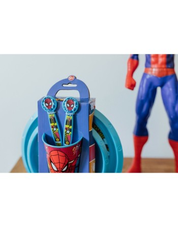 Set de Menaje Infantil Spider-Man CZ11313 Plástico (5 Piezas)