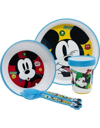 Kindergeschirr-Set Mickey Mouse CZ11306 Kunststoff (5 Stücke)