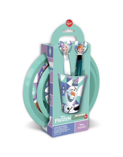 Kindergeschirr-Set Frozen CZ11310 Kunststoff (5 Stücke)