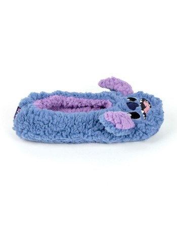 House Slippers Stitch Blue