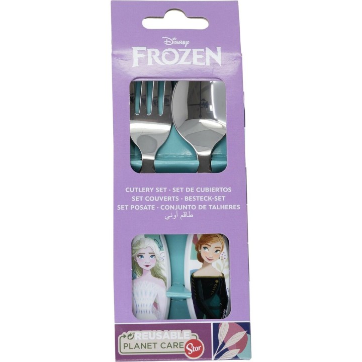 Servizio di Posate Frozen CZ11341 Acciaio inossidabile Per bambini 2 Pezzi