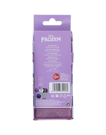 Juego de Cubiertos Frozen CZ11341 Acero Inoxidable Infantil 2 Piezas