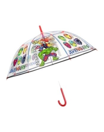 Ombrelli The Avengers Perletti Trasparente Fibra di Vetro 74 cm Per bambini