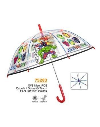 Ombrelli The Avengers Perletti Trasparente Fibra di Vetro 74 cm Per bambini