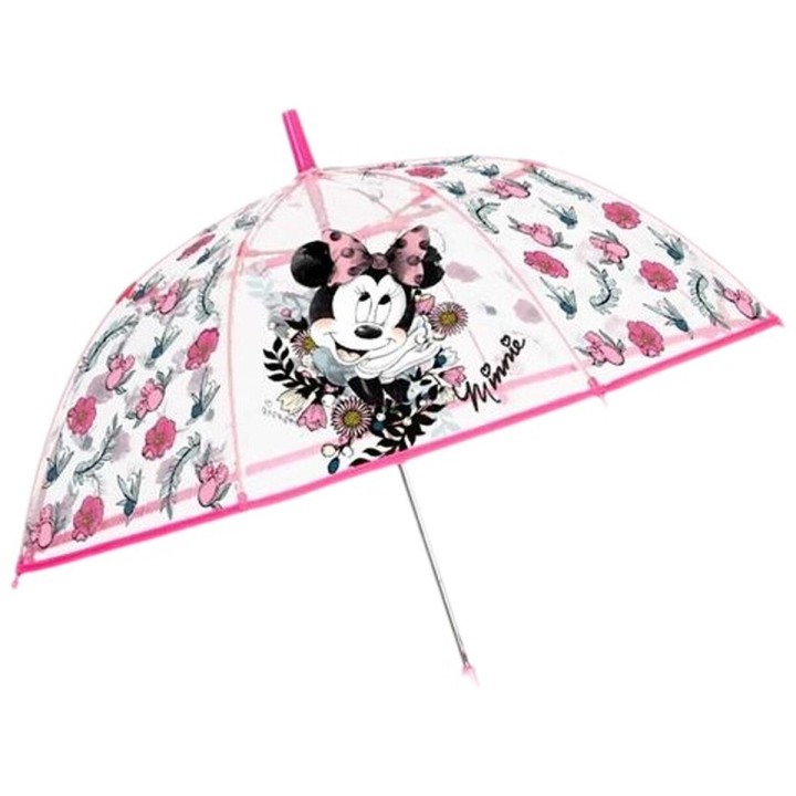 Paraply Minnie Mouse Perletti Glasfiber 74 cm Børns