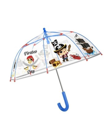 Umbrella Perletti Transparent Fibreglass Ø 64 cm Children's Pirates