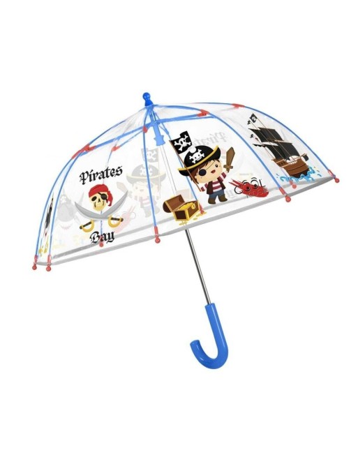 Ombrelli Perletti Trasparente Fibra di Vetro Ø 64 cm Per bambini Pirati