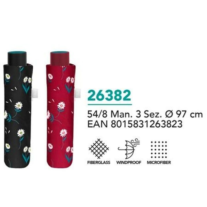 Ombrello Pieghevole Perletti 96 cm Fiori