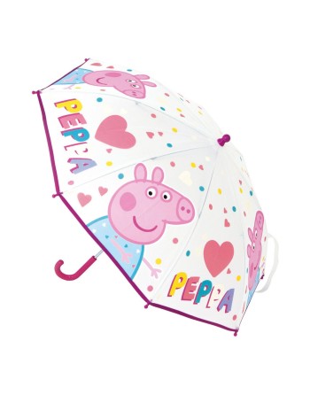 Paraply Peppa Pig Having Fun Lyserød 46 cm