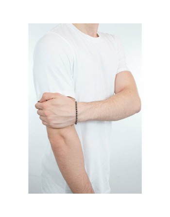 Armbånd til mænd Breil BLACK ONYX Rustfrit stål