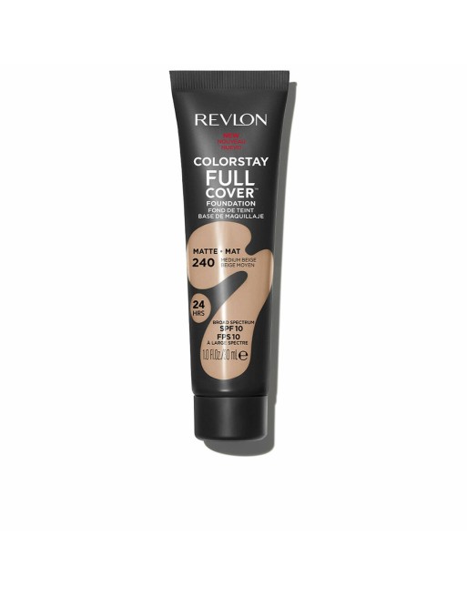Cremige Make-up Grundierung Revlon ColorStay Full Cover Nº 240 Medium Beige 30 ml