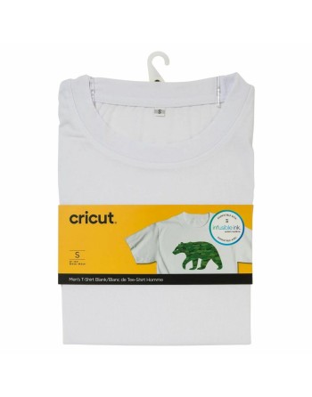 Tee-shirt personnalisable pour Plotter Cricut Men's Blanc S