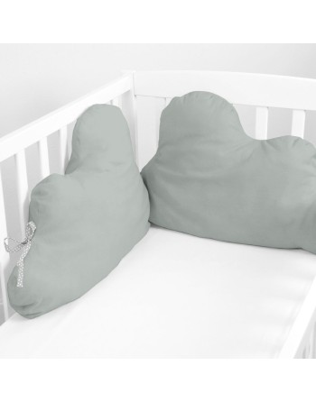 Cot protector HappyFriday BASIC KIDS Grey 40 x 10 x 60 cm