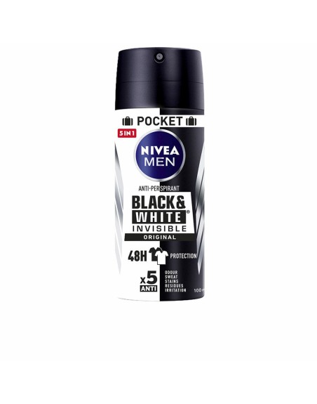 Deodorante Nivea Men Black & White Invisible  100 ml