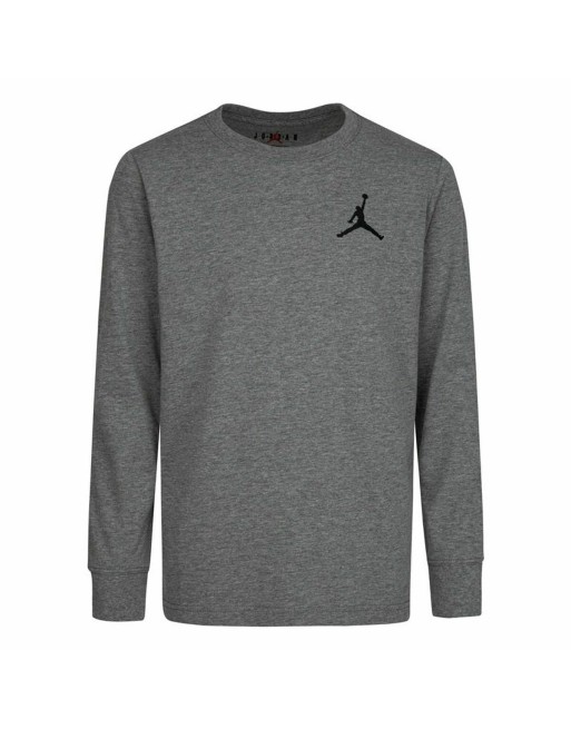 Maglia a Maniche Lunghe per Bambini Nike Air Emroidery Grigio