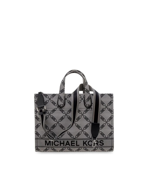 Bolso Mujer Michael Kors Gigi Gris 39 x 30 x 10 cm