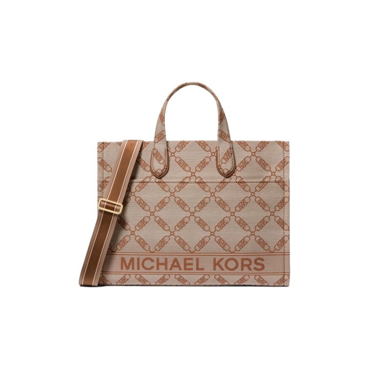 Håndtasker til damer Michael Kors Gigi Brun 39 x 30 x 10 cm