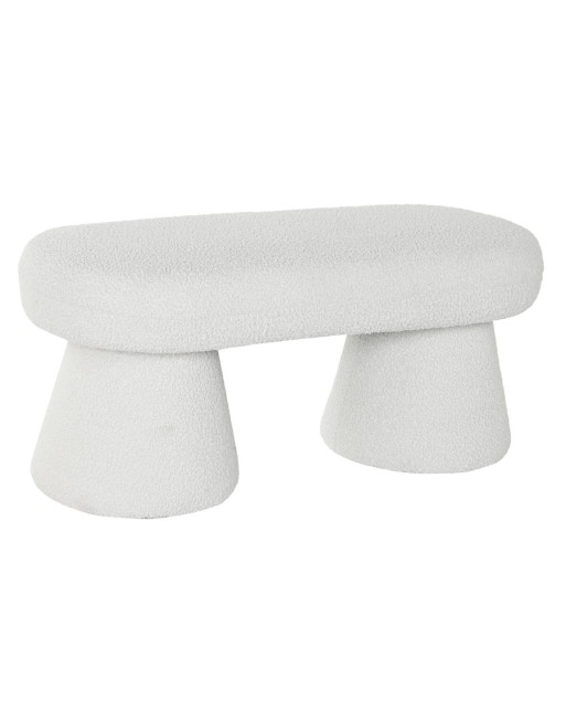 Skohorn Home ESPRIT Hvid Polyester 100 x 42 x 46 cm