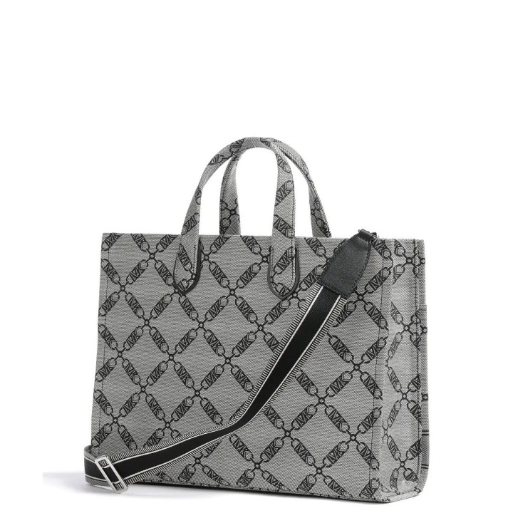 Bolso Mujer Michael Kors Gigi Gris 39 x 30 x 10 cm