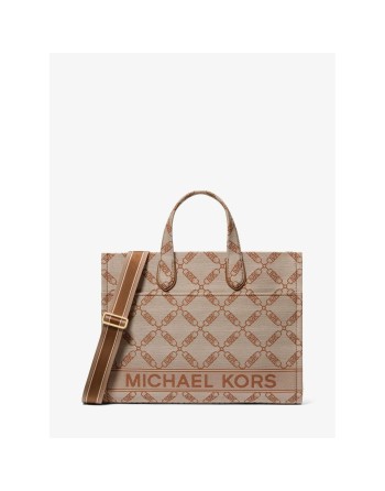 Borsa Donna Michael Kors Gigi Marrone 39 x 30 x 10 cm