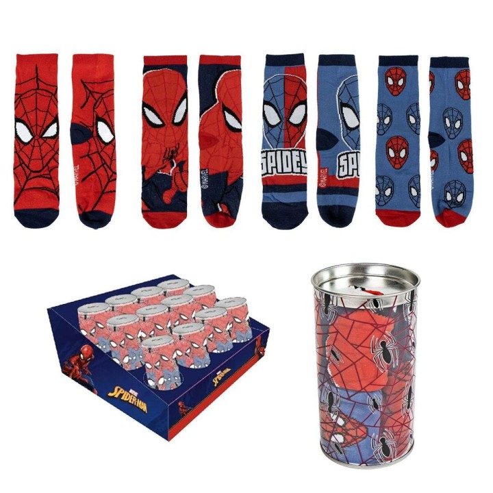 Sokker Spider-Man Sokker Unisex 4 par