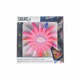 Lipgloss Create It Sugar Lips Multifarvet (16 pcs)