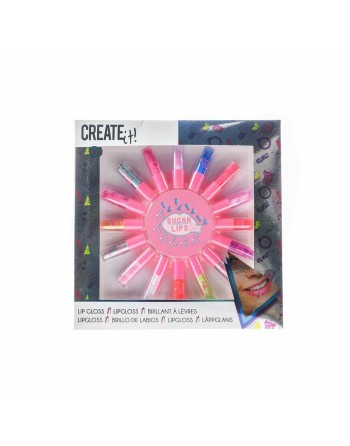 Brillo de Labios Create It Sugar Lips Multicolor (16 pcs)
