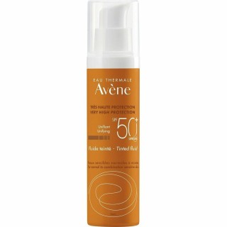 Protector Solar con Color Avene Tinted Fluid SPF50+ (50 ml)